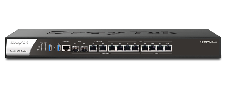 DrayTek Vigor 3912 Multi-WAN Security Appl.