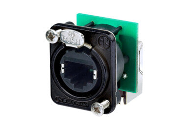 Neutrik NE8FDP-R-B - Ethercon chassideel haaks